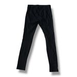 Helmut Lang Black Reflex Bodycon Leggings Contrast Topstitch Detail Trim Size Sm Photo 6