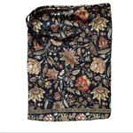 Floral Bohemian Rectangular Fall Lightweight Brown Black Handmade Bag, SZ S Brown Photo 2