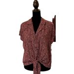 Treasure & Bond NWT ‎  Rayon Button Down Floral Blouse. Short sleeve. Size Small Photo 3