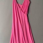 United Colors Of Benetton Benetton sz S spaghetti strap faux wrap pink midi dress Photo 0