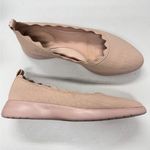 Taryn Rose  Pink Canvas Platform Slip On Shoes Womens 7.5 Comfort Scalloped Photo 0