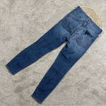 Good American Women’s Good Legs Skinny Jeans High Rise Ripped Pockets Blue 8/28 Photo 4