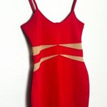 Torn By Ronny Kobo  Red Cutout Bodycon Dress Photo 2