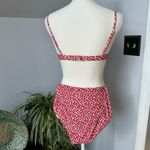 J.Crew Floral Print Bikini High Waist Bottoms & Ruffle on Top Bottom-XS Top-M Photo 1