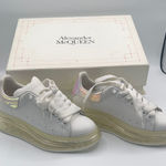 Alexander McQueen  White and Cream Sneakers Photo 0