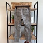 Banana Republic Mid-Rise Sloan Plaid Ankle Woven Career Dress Pant Trouser, 4 Photo 4