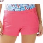 Lilly Pulitzer Shorts Women 0 Bright Pink Adie Bubbly Chino Fringe Trim Colorful Photo 6