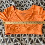 Paragon  RecStretch DesB Infinite Long Sleeve Bra Orange Creamsicle‎ Crop Top M Photo 10