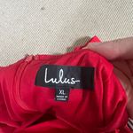 Lulus Feeling Right Red Strappy Dress in Size XL Photo 2