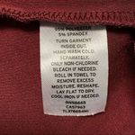 Anthropologie  LEITH Maroon Faux Wrap Medium Dress Photo 4