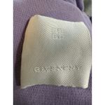 Givenchy ‎ LOGO Cropped Fleece Hoodie TUFTED COTTON Purple Photo 6