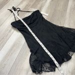 Third Charm Dress NWT indy floral lace halter mini womens Black (small) Photo 3