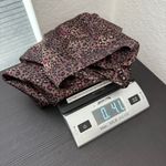 Cabernet Brown Animal Print Scoop Neck Wide Straps Short Night Gown Size 3x Photo 7