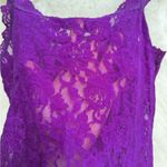 Hanky Panky  Y2K style purple lace signature unlined tank top Photo 1
