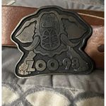 Tandy Leather Company Vintage 1998 Zoo Buckle With Strap Photo 1