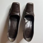 Coach  All Leather Brown Made in Italy Pumps Square Toe Size 6.5B Photo 1
