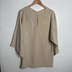 Massimo Dutti NWT Linen Blend Short Dress W/ Voluminous Sleeves Cream Size Small Photo 7