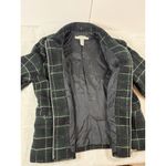  Vintage Y2K Old Navy Zip Up Plaid Jacket Blazer Women’s Medium Green Photo 3