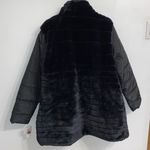 Maison Jules NWT $150 Black Reversible Faux Fur Coat XXL Photo 4