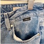 Mavi Jeans Mavi Aria High Rise Wide Leg Jeans Size 27 Designer Medium Blue Wash Raw Hem Photo 3