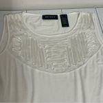 AXCESS Ivory Loose Fit Tank Top Size XL White Photo 8