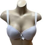 Massam Size Large White Floral Lace Underwire Bra. Made in Brazil New. Photo 0