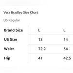 Vera Bradley NWT  Leggings in Citrus Paisley Gray. Women’s size L (12-14). Photo 10