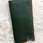 HUNTING WORLD | Olive Hunter Green Wallet Large Long Bifold Tan Continental Photo 1