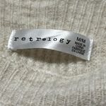 Retrelogy size medium women’s pullover hi low knit striped sweater gold accents Photo 6
