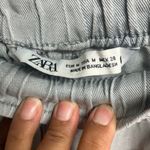 ZARA  straight leg linen blend pants Medium #690 Photo 4