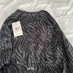 AYBL  Workout Full Sleeve Crop Top NWT Photo 8