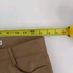 ZARA Pants Womens 4 (27x25.5) Vegan Brown Faux Leather Flare Mid Rise Photo 9