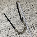 J.Crew  (NWT) Crystal Ribbon Necklace Floral Design Black (One Size) Photo 5