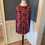 Fantastic Fawn Boutique Dress Navy Blue Floral Shift Womens Small Photo 6