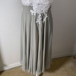 Women’s Ivory Lace Top Chiffon V Photo 2