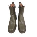 Sam & Libby  Chelsea olive green vegan chunky Platform boots Sz 9 NWOT Photo 3