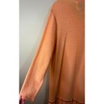 Vintage Steve Fabrikant Neiman Marcus Peach/Coral Wool Sweater Dress Size Medium Pink Photo 6
