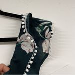 City Chic  Forest Green Floral Ruffled Shoulder Jumpsuit Womens 16 Wide Leg Crop Photo 5