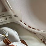 SheIn 2XL Brown & White Plus-Sized 3-Piece Bikini Set with Cover-Up Photo 4