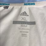 Adidas women’s mock neck 1/4 zip golf White and Blue Shirt size XL Photo 6