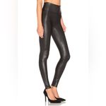 Spanx  By Sara Blakely Legging Womens Black Faux Leathers in Black Stretch Size S Photo 2