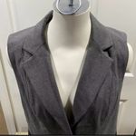 CAbi Over The Moon Sleeveless Blazer Speckle Vest Gray Black NEW Medium NWT Photo 1