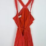 Natori NWT  Summer Texture Eyelet Dress Mandarin Orange Size 10 NEW $795 Photo 13