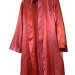 Satin Robe Coral Kimono‎ Style Lightweight Loungewear Cover Up Elegant Large Pink Photo 0