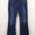 Silver Jeans Silver Western Suki Surplus Boot Cut Mid Rise Distressed stretch Jeans womens 28 Photo 0