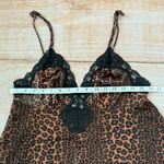 secret treasures  Lingerie Sleepwear Nightgown Size Medium Leopard Slip Chemise Photo 1