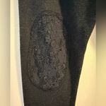 Garage  - Black Wide Neck Long-Sleeve Top w/ Lace Accents Photo 5