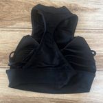 H&M  Hugh neck strappy black sports bra Photo 2