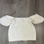 Haute Hippie  Ivory Knit Top size small Photo 3