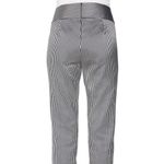 Michelle Mason Stripe Sateen Trouser Metallic vertical stripe navy trousers Photo 7